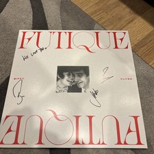 BIFFY CLYRO-LP FUTIQUE-MARBLE VINYL-PERSONALLY SIGNED SLEEVE