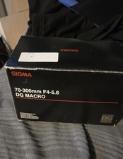 e Sigma 70-300mm F4-5.6 DG