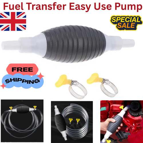 Hand siphon pump petrol - uk,