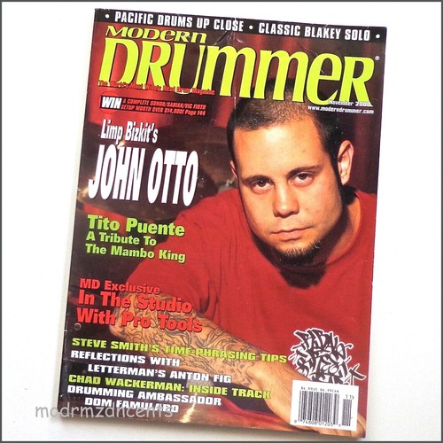 Modern drummer nov 2000 - drummer,