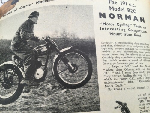 Wheeler norman b2c - f, trials