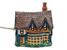 Derek Fowler Studio Ceramic Light Up House Antiques Shop Display  | M4 G476