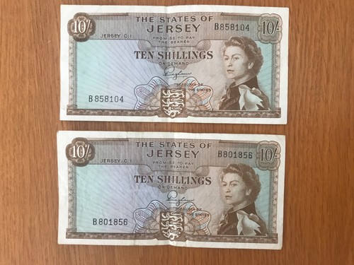 1960 jersey ten shilling - 1960's,
