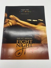 Joe Frazier Signed 13th Annual Fight Night Program Original Vintage Programme