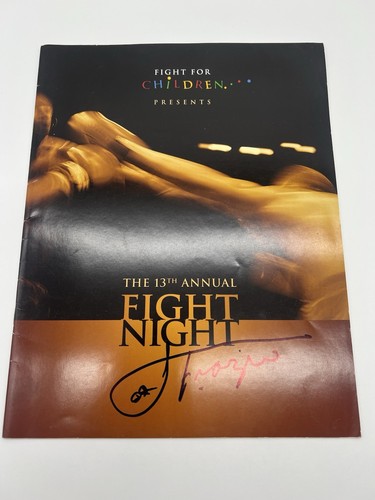 Joe frazier signed 13th annual - joe,