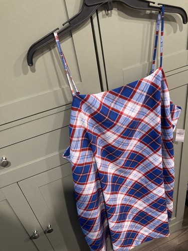 Old navy women plaid dress - navy, women’s