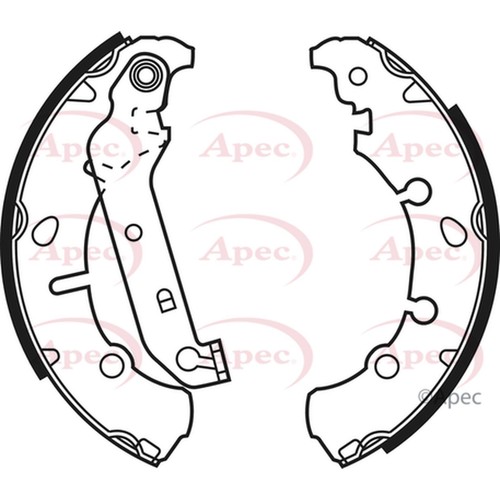 Brake shoes set for - shoes,