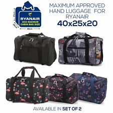 Ryanair 40x20x25cm Hand Luggage Travel Cabin Flight Bag Under Seat Holdall Bag