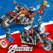 2Pc Captain America Iron Man