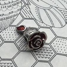 Chamilia Belles Rose Bracelet Charm-Marked Disney CHAM 925-Silver Jewellery