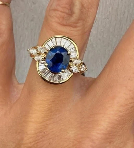 Oval natural blue - ct,