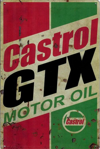 Retro metal sign garage - retro,