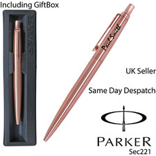 PERSONALISED ENGRAVED PARKER CLASSIC ROSE GOLD BALL POINT PEN - SPECIAL EDITION