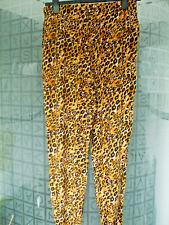 Women's New Look Tall summer pants leopard print size 12