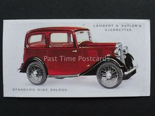 No.21 STANDARD NINE Motor Cars - A Series REPRINT Lambert & Butler 1922