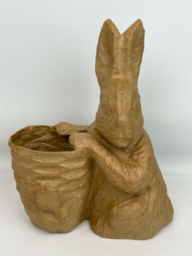 Paper mache bunny - mache, with