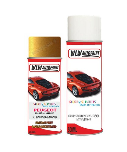 Paint spray for peugeot orange - paint,
