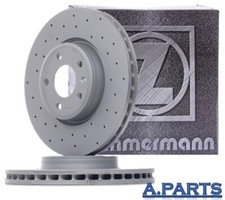 ZIMMERMANN 2X BRAKE DISCS
