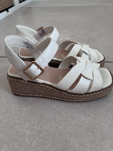 River island white wedges size - island,