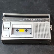 National RX-1810 Radio Cassette Recorder & Player  Vintage Used FM AM Not Testd