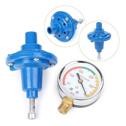 Vacuum regulator gauge tee - regulator+gauge,