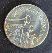 Queen Elizabeth II 2006 £5 coin, 80th Birthday 1926-2006, Vivat Regina