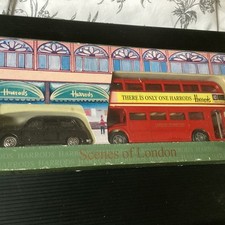 Harrods’ Scenes Of London Routemaster Bus & Black Taxi Cab Presentation Pack.