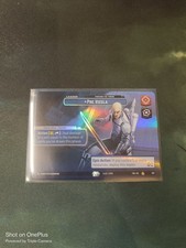 Star Wars unlimited Pre Vizsla showcase #267 pursuing the throne card