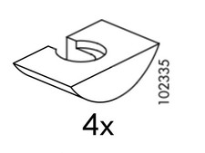 Ikea 102335 wedge fits - u-wedge,