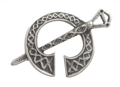 Tara brooch pewter - brooch, badge