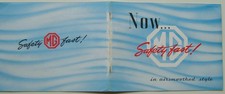 MG Magnette ZA 1955 Original UK Sales Brochure Pub. H 5580