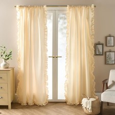 OHS Stripe Frill Voile Net
