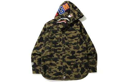 Bape 1st camo shark hoodie - 1st,