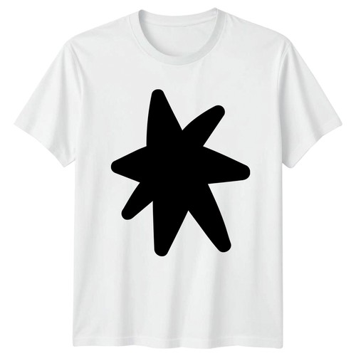 Abstract black star - star, design