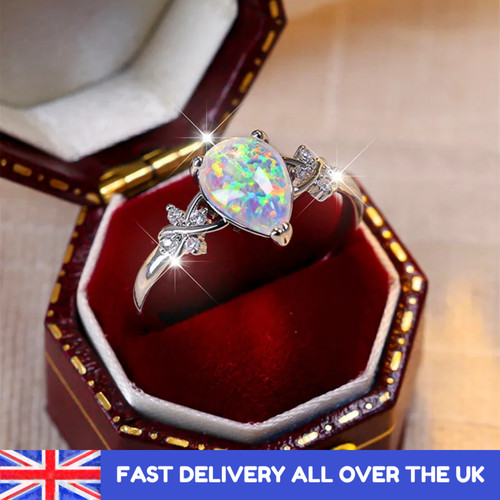 Opal ring gemstone 925 - opal,