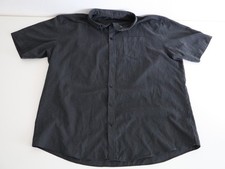 TU Men's Soft Touch Grey Stripe Short Sleeve Shirt XXL