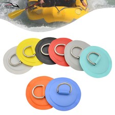 4 x D-Ring PVC Patch Inflatable Boat Dinghy Safety Lash Tab SUP Paddle Board