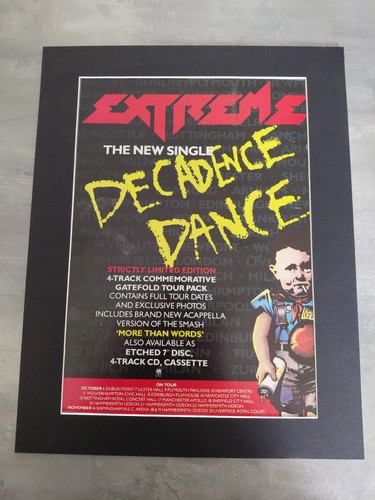 Extreme music poster decadence - music,