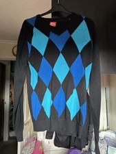 Mens Slazenger Golfing Fine Knit Sweater Size Med, VGC