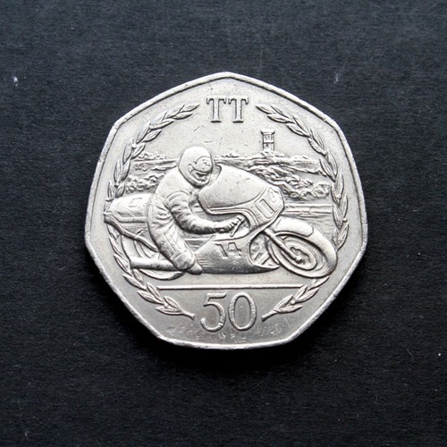 1983 iom 50p fifty pence - ,