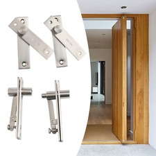 2-Set Heavy Duty 360° Rotating Hidden Bookcase Hinge Secret Door Pivot Hinge Kit