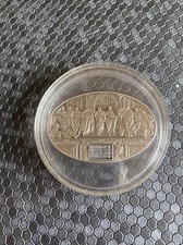 2013 Cook Islands $5 Nano Chip Raphael's Rooms Ceilings of Heaven Silver Coin