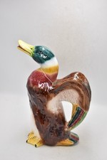 Vintage Mallard Duck Majolica