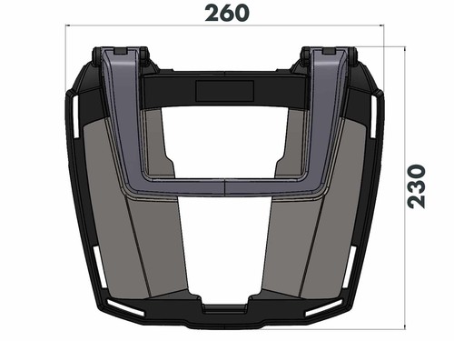 Easyrack top case - top, carrier