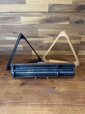 Snooker Triangle Wooden & Plastic + Scoreboard Used