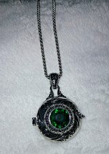  Vintage Style Green Gem