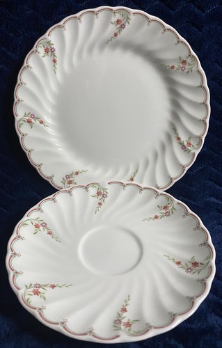 Wedgwood fluted pink - pink, garland