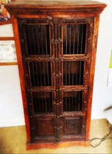 Indian Antique Cupboard With Cast Iron