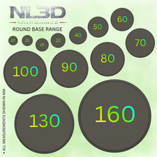 Wargaming Round Bases Full