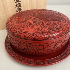 Japanese Tsuishu Cinnabar